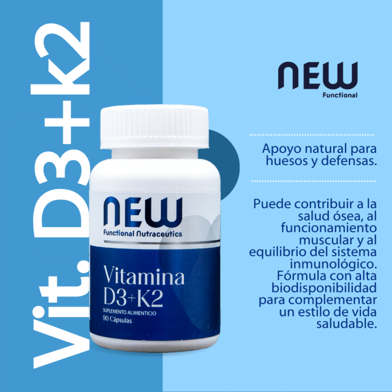 VITAMINA D3+K2 5,000 UI NEW