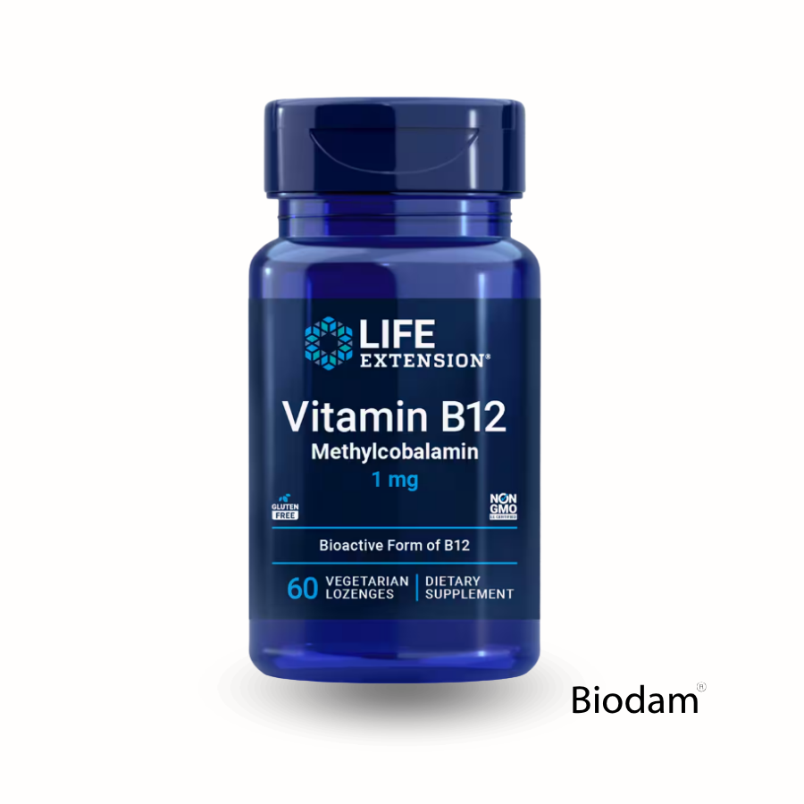 Vitamina B12 Metilcobalamina 1mg (60 veg tabs), Life Extension