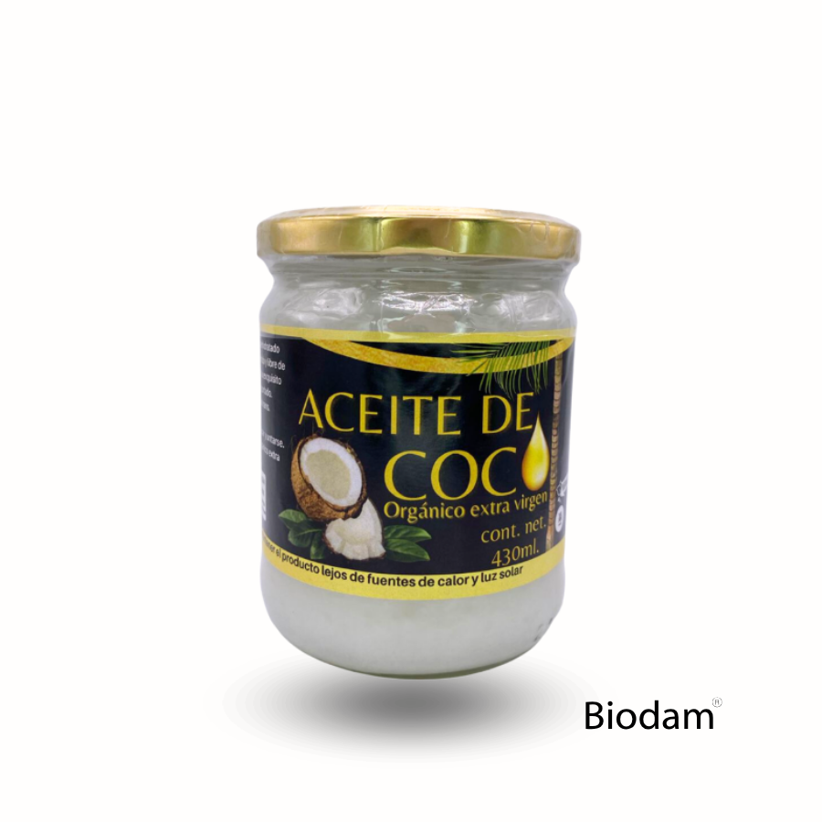 ACEITE DE COCO ORGANICO EXTRA VIRGEN 430 ML, SAWEYA