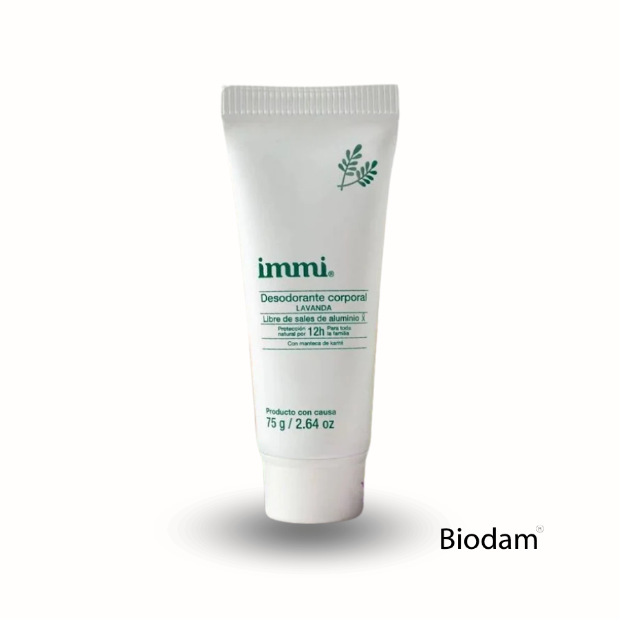 DESODORANTE LAVANDA (TUBO) IMMI 75 GR.