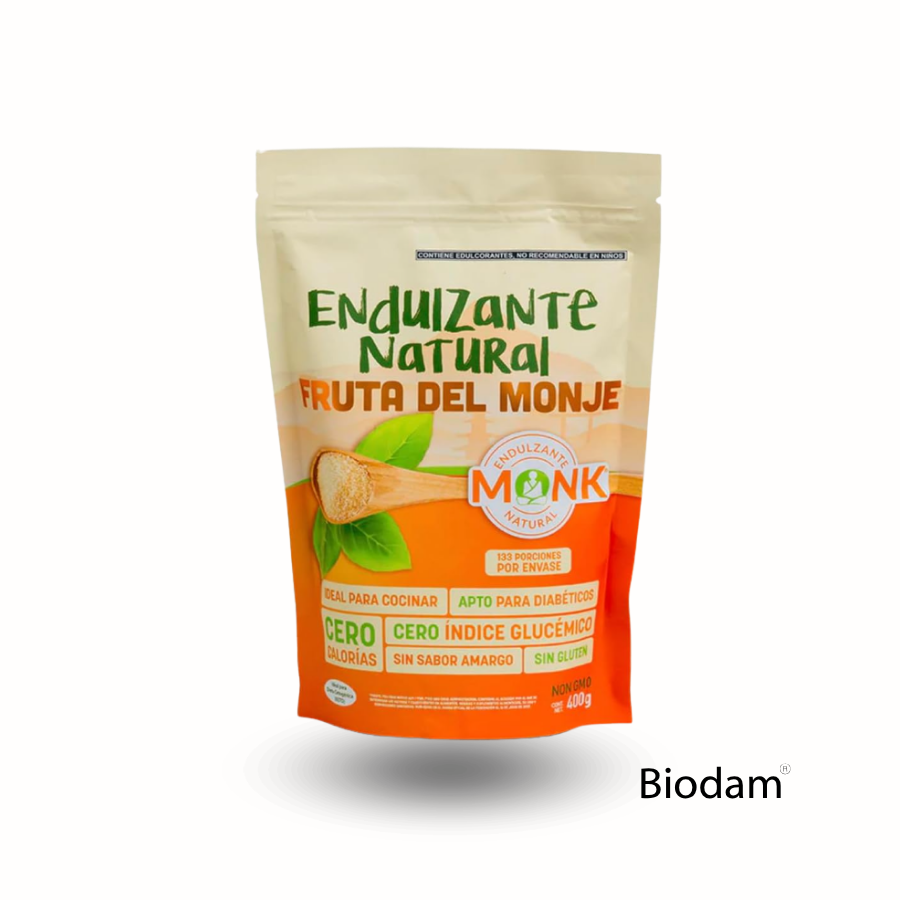 FRUTA DEL MONJE 400G, MONK ENDULZANTE NATURAL