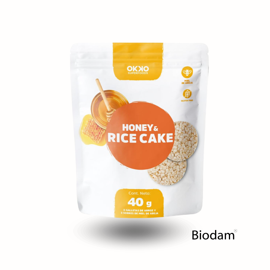 HONEY RICE CAKES 40 G, OKKO
