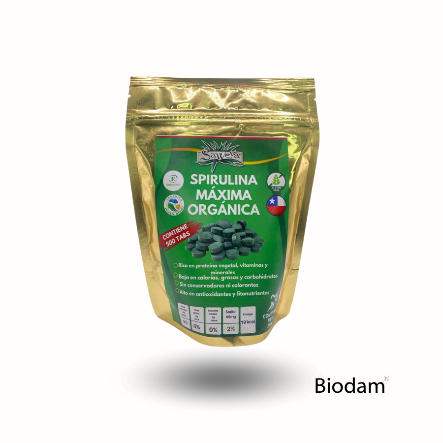 SPIRULINA MÁXIMA 250 G 500 TABS