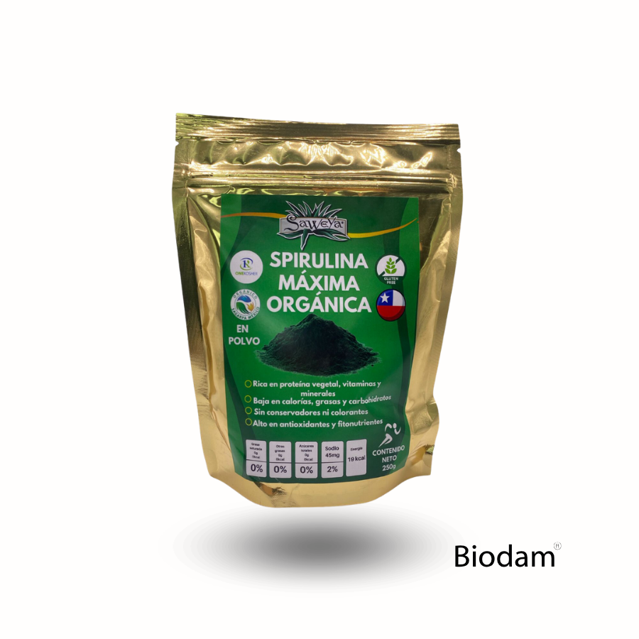 SPIRULINA MÁXIMA 250 G EN POLVO