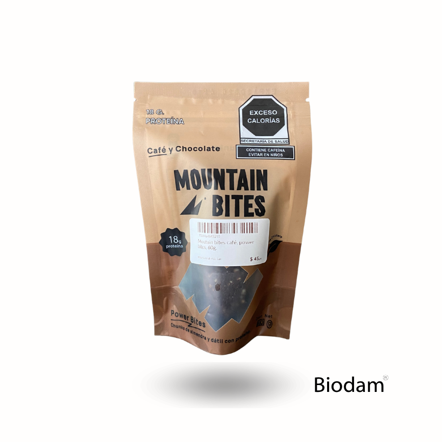 MOUNTAIN BITES CAFE, POWER BITES, 60G.
